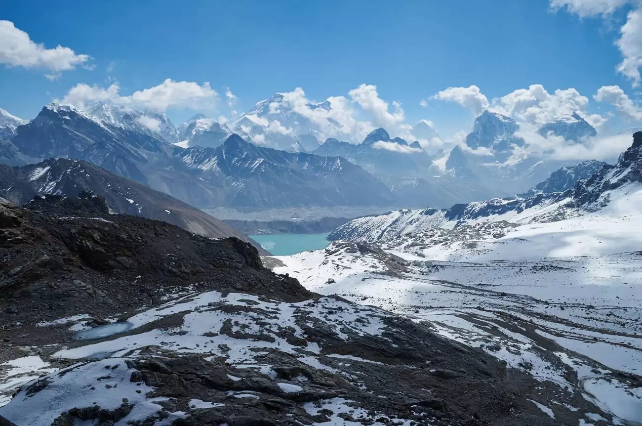 View from Renjo La pass